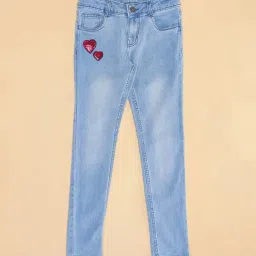 Pantaloons Junior Light Blue Solid Jeans-image-62