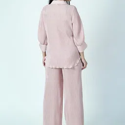 KALINI Shirt Collar Shirt With Palazzos image 5