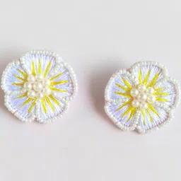 Tipsy closet Women White Jewellery Set image 2