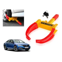 Auto Pearl Claw Type Anti Theft Adjustable Wheel Clamp Lock for Skoda Superb 1.8 TFSI-picture-15