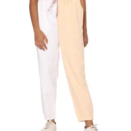 TeenTrums 100% Cotton Cut And Sew Track Pant - Peach-picture-22