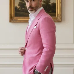 INVICTUS Notched Lapel Long Sleeves Single Breasted Blazer image 2