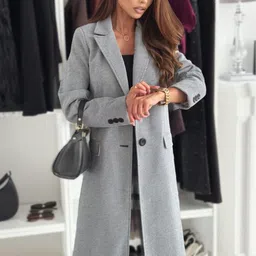 DressBerry Women Grey Casual Polyester Blazer-picture-40