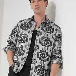 HIGHLANDER Men Comfort Opaque Casual Shirt-picture-38