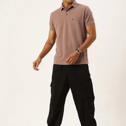 FIFTY TWO Self Designed Polo Collar Dri-Fit T-shirt image 2