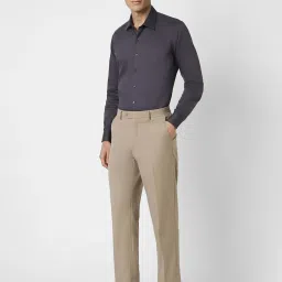 Van Heusen Grey Cotton Slim Fit Printed Shirt image 5