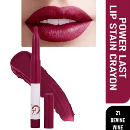 Matt Look Power Last Lip Stain Crayon 21 Divine Wine - 1.3 gm image 4