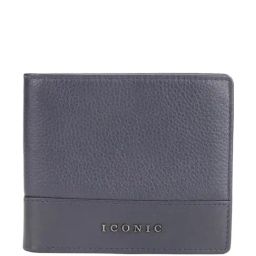 Iconic Blue Casual Leather Bi-Fold Wallet for Men-picture-41