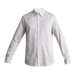 Jack & Jones Golden Brown Cotton Slim Fit Printed Shirt image 5