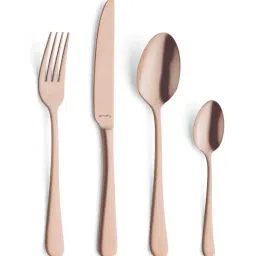 Amefa Brown Stainless Steel Cutlery Set - Set of 24-picture-16