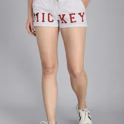 Free Authority Grey Cotton Graphic Print Shorts-picture-11