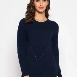 Crozo By Cantabil Navy Sweaters-picture-19