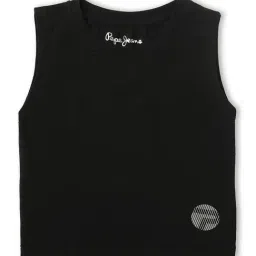 Pepe Jeans Kids Black Printed T-Shirt-image-91