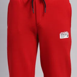 Monte Carlo Boys Red Cotton Blend Printed TrackPants image 5