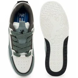 Red Tape Men's Slam Dunk Classics White & Grey Casual Sneakers image 5