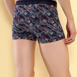 HiFlyers Pack Of 2 Printed Breathability Trunks HF502_PO2_GRY-NVY_S image 3