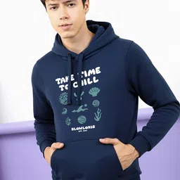 SLOWLORIS Men Printed Hooded Sweatshirt-picture-22