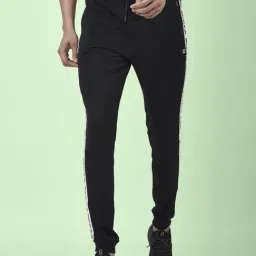 Ajile by Pantaloons Black Cotton Slim Fit Printed Joggers-picture-27