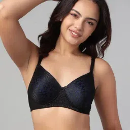 Clovia Black Lace Non-Wired Full Coverage Bra-picture-17