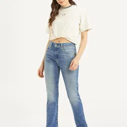 Levi's Blue Cotton Straight Fit Jeans image 4