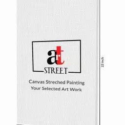 Art Street Multicolor Engineered Wood Stretched Painting Ancient Building Art - Set of 3 image 5