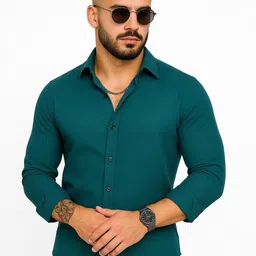 IKON FASHION Original Textured Spread Collar Casual Shirt-picture-10