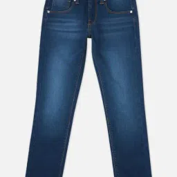 Pepe Jeans Kids Blue Solid Jeans-image-85