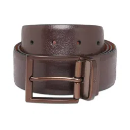 United Colors of Benetton Avenches Brown & Tan Leather Reversible Belt for Men-picture-21