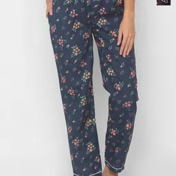 FashionRack Pack Of 2 Printed Mid Rise Lounge Pants-image-12