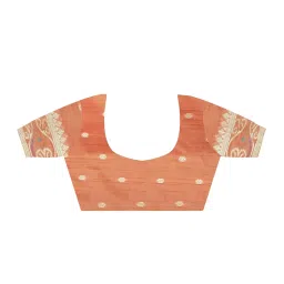 Elora Beige Tussar Silk Woven Design Saree image 5