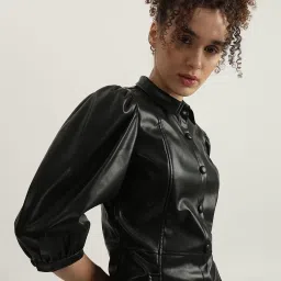 Elle Black Fitted Dresses image 5