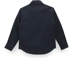 U.S. Polo Assn. Kids Navy Solid Full Sleeves Shirt image 2