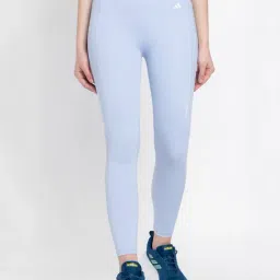 Adidas Blue Slim Fit High Rise Tights-picture-33