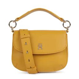 TOMMY HILFIGER 100% Polyurethane Yellow Women Sling Bag-picture-1