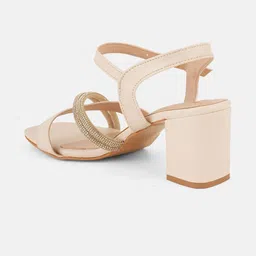 DressBerry Embellished Block Heels image 4