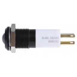 RS PRO Green, Red, Yellow Panel Mount Indicator 24V DC, Mounting Hole Size 14 mm, Termination Type Solder Tab, Model No 203666 image 2