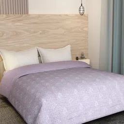 Florida Lavender & Pink Set of 4 Floral AC Room 300 GSM Double Bed Dohar-image-51