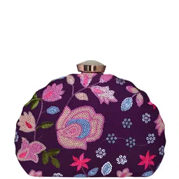 ARTKLIM Embroidered Box Clutch image 4