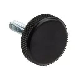 RS PRO Black Knurled Clamping Knob M6 Threaded Stud, 7027557-picture-40