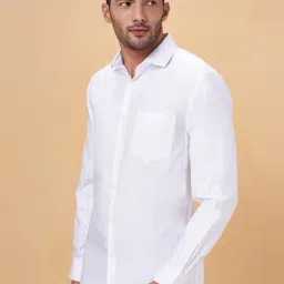 Peregrine by Pantaloons White Cotton Regular Fit Shirt-picture-24