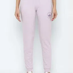 Allen Solly Purple Cotton Printed Joggers-picture-28