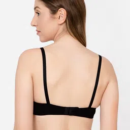 Clovia Grey Full Coverage Cotton T-shirt Bra With All Day Comfort image 3