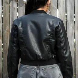 R.Code by The Roadster Life Co. Women Bomber Jacket image 4