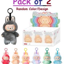ADKD Trending Labubu Plush Doll | The Monsters Energy Series Blind Box | Random Cartoon Labubu Action Figure- Pack of 2 (Random Color & Design)-picture-44