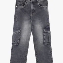 PURPLE UNITED KIDS Denim Woven Washed Jeans - Dark Grey-picture-22