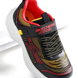 Skechers Tuff Tech Velcro Closure Casual Shoes - Black & Red image 3