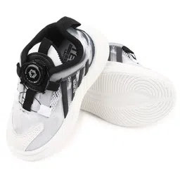 PASSION PETALS Ombre Designed Shoes - Black & White image 3