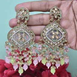 MEIRA JEWELLERY Geometric Drop Earrings image 3