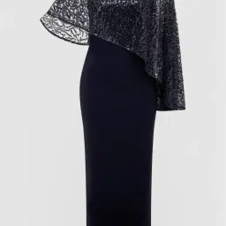 Forever New Blue Embellished Dress image 5