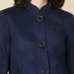 Allen Solly Navy Cotton Jacket image 5